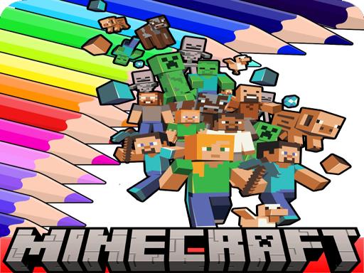 Coloring Book for Minecraft Online Game