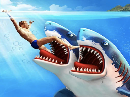 Double Head Shark Attack - Multiplayer Online Game