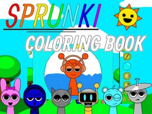 Sprunki Coloring Books Online Game