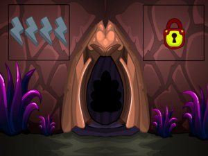 Brown Cave Escape Puzzle