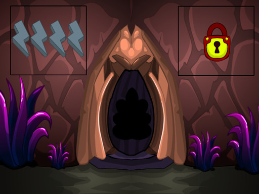Brown Cave Escape Puzzle Game