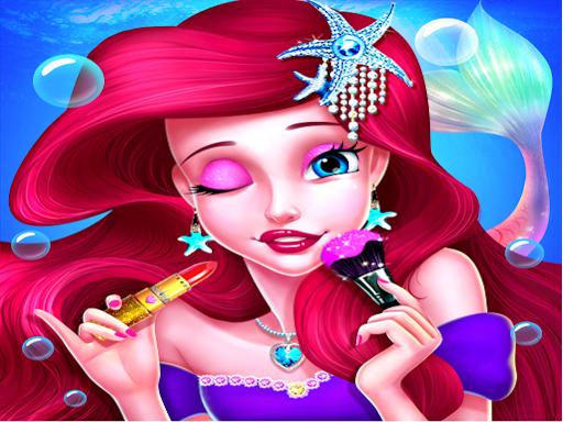 Mermaid Princess Makeup: Girl Fashion Salon Online Game
