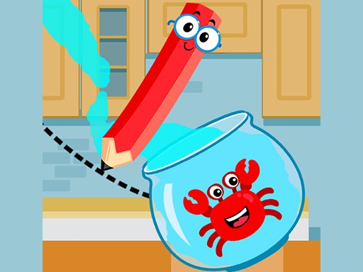 Red Crab Draw Puzzle Game