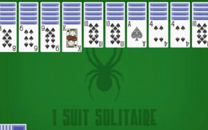 1 Suit Spider Solitaire Online Game