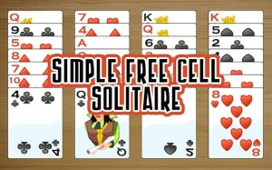 Simple Free Cell Solitaire - Classic Card Game Online