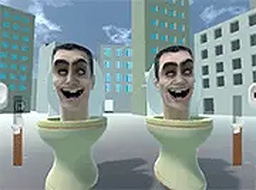2 Player Skibidi Toilet Building Game Online